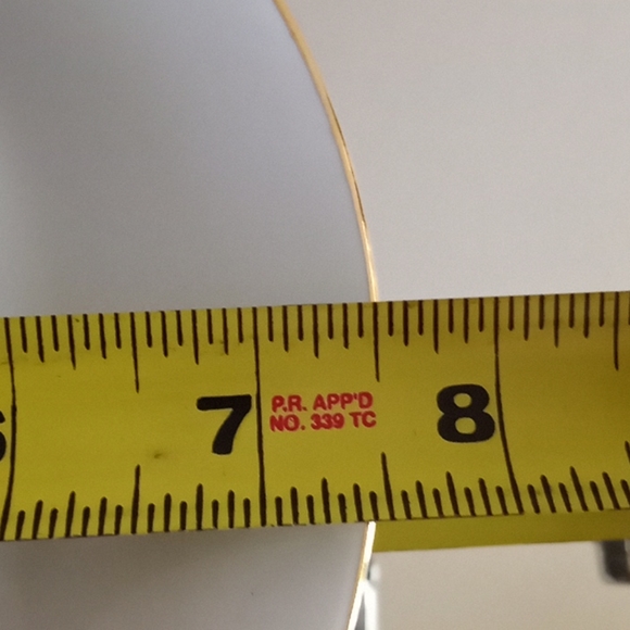 Christmas Tree Plate with gold trim - Picture 8 of 8